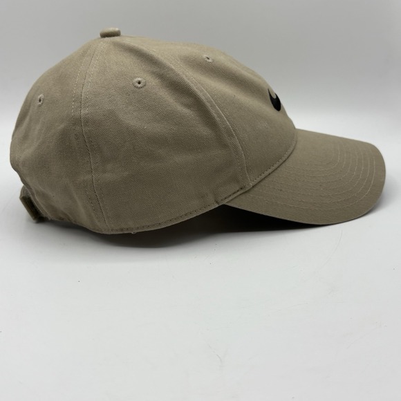 Nike Vintage Cap Hat Swoosh One Size Beige Strapback Y2K Tennis Golf Sports - Picture 3 of 9